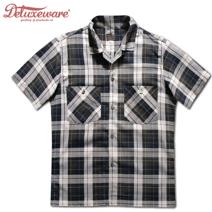 DELUXEWARE 晴れ晴れしい御召しもの プルオーバー RCS-04S RAYON DUCK SHIRT
