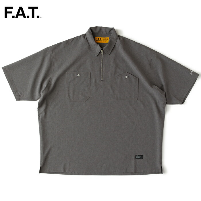 FAT ハーフジップTシャツ XL 楽天市場】FAT エフエーティー FIGUP メンズ スウェット 長袖 ハーフ