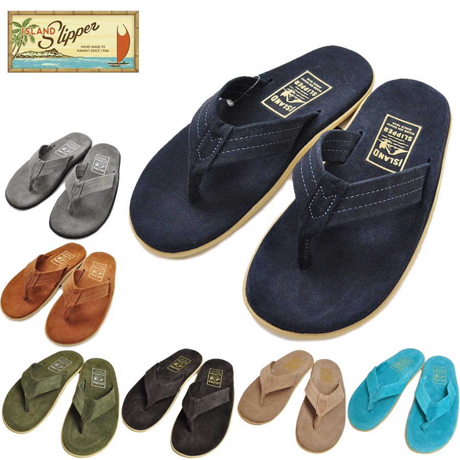 アイランドスリッパ ISLAND SLIPPER スウェード メンズ PT203 PB203 レザー SUEDE LEATHER サンダル 定番モデル｜firstadium