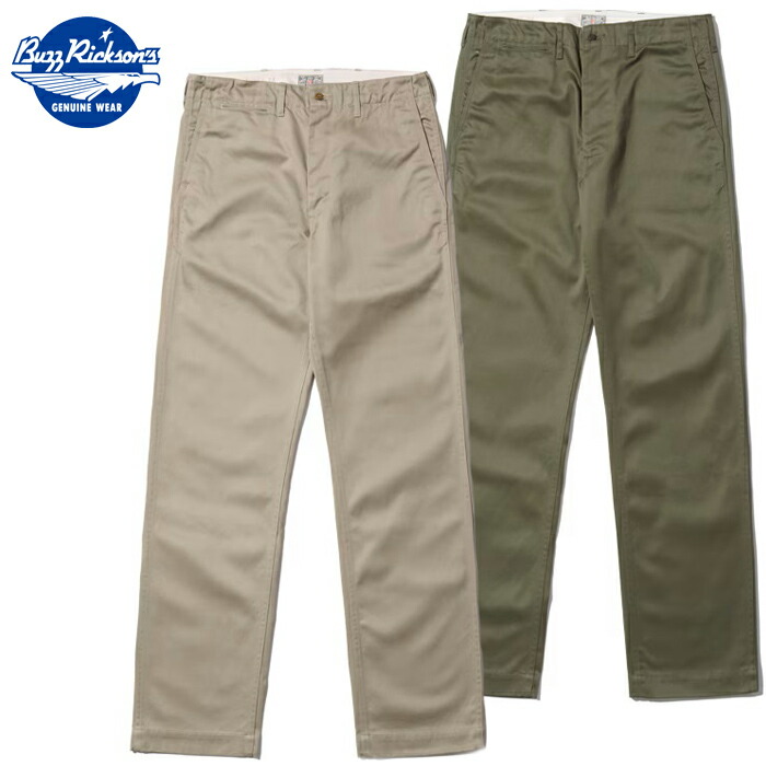 BUZZ RICKSON\u0027S バズリクソンズ チノ食麺麭 BR40025A ORIGINAL SPEC CHINOS (ONE WASH)