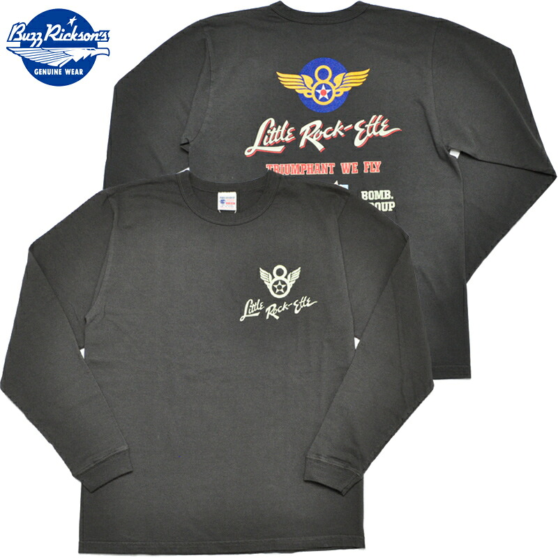 BUZZ RICKSON\u0027S バズリクソンズ プルオーバー 長袖 L/S T-SHIRT 381st BOMB.GROUP\" BR69699"