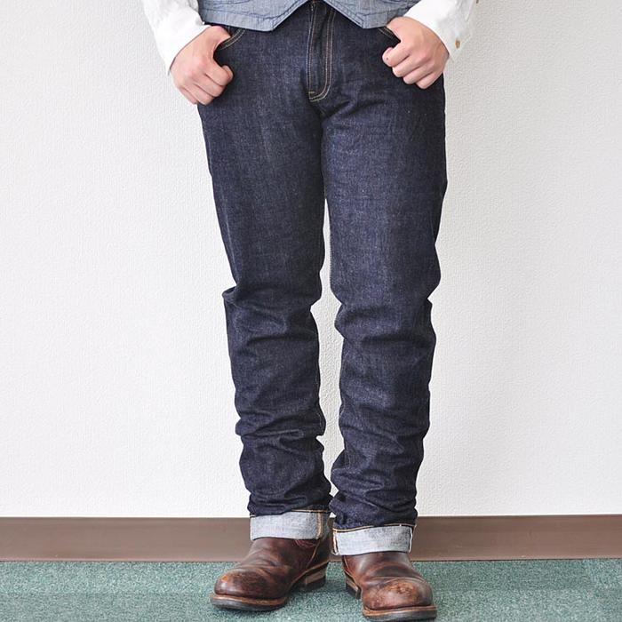 firstadium Pherrow's Fellowes tight fit jeans men straight denim 441SW