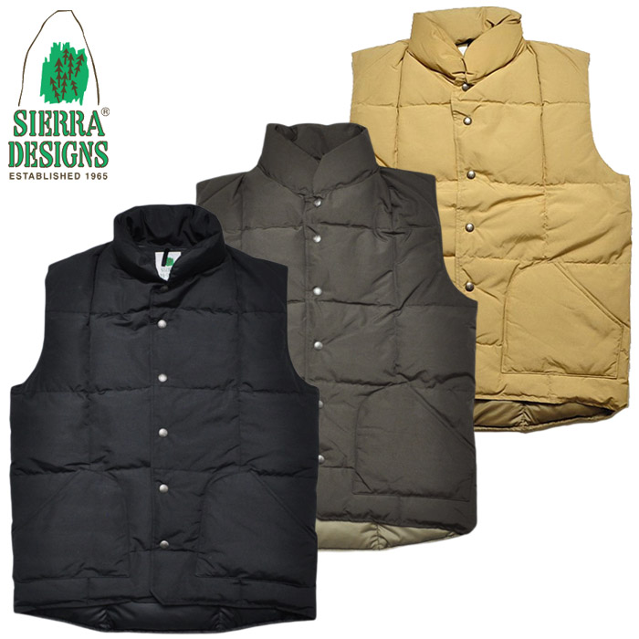 楽天市場】SIERRA DESIGN シェラデザインズ DOWN SIERRA VEST ダウン