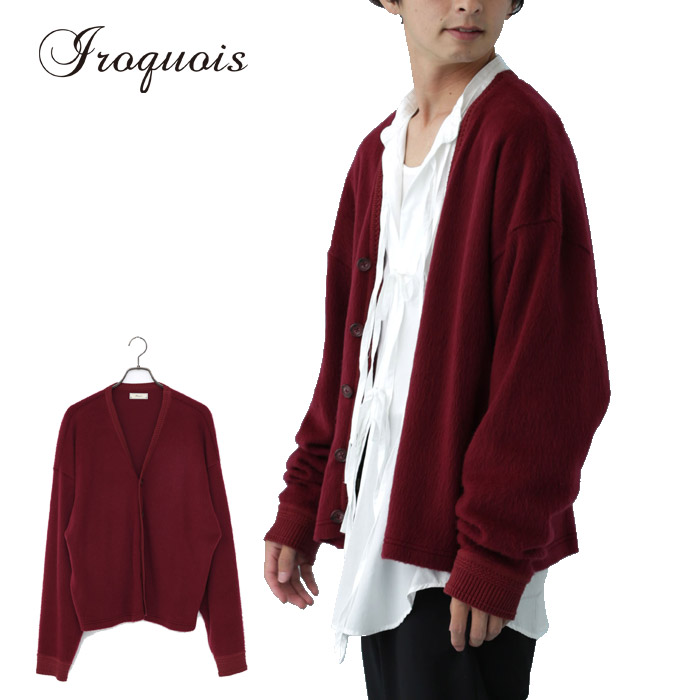 楽天市場 Iroquois イロコイ カーディガン Beaver Cardigan S M ニット ワインレッド Firstadium