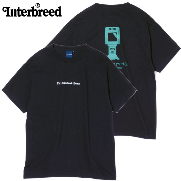 登場 インターブリード Tシャツ Daily Press SS Tee IB22SS-35 半袖 M-XL ストリート INTERBREED  新品100%-css.edu.om