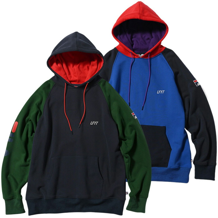 LFYT パーカー ラファイエット COLOR BLOCK HOODIE LA220501 FILA フィラ コラボ エルエフワイティー
