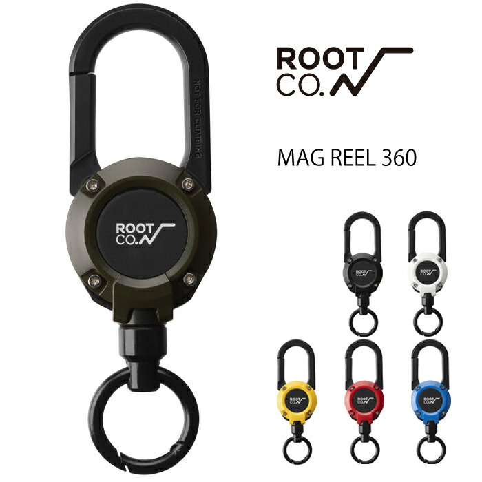 Root Co Gravity Magreel 360 Carabiner Key Ring Fashion Reel Magnet Incorporation Holder Route Coe Growing Outdoor Mountain Climbing Camping Fishing