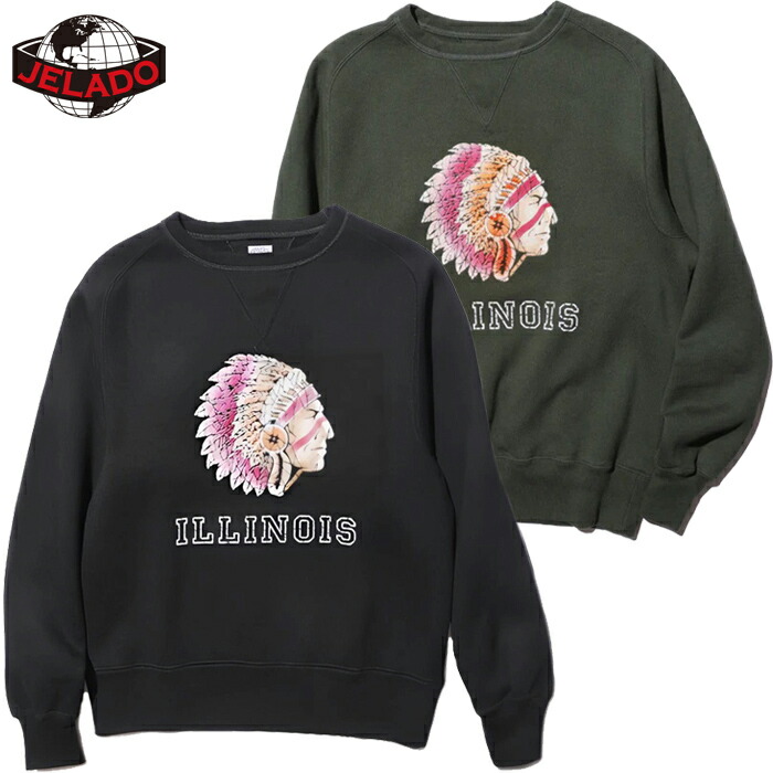 Jelado ジェラード　スウェット Dragon フロッキープリント 楽天市場】JELADO（ジェラード）フロッキープリントスウェットシャツ