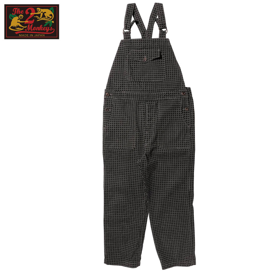 The 2 Monkeys ザ・トゥーモンキーズ 大層らしい櫂 Bavette Overalls TM21356 JELADO ジェラード
