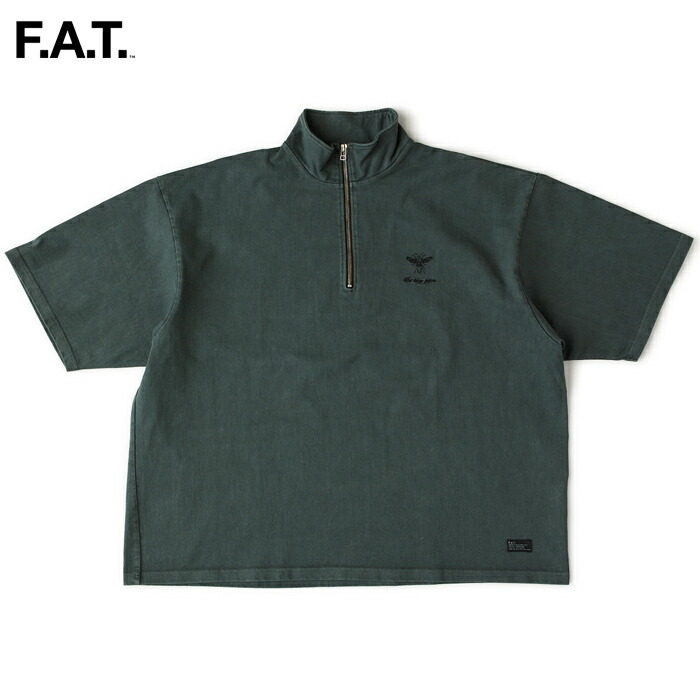FAT ハーフジップTシャツ XL 楽天市場】FAT エフエーティー FIGUP メンズ スウェット 長袖 ハーフ
