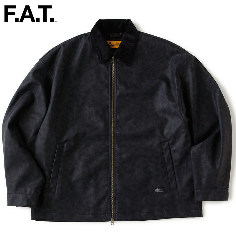 楽天市場】F.A.T. エフエーティー : PUレザー中綿トラッカージャケット