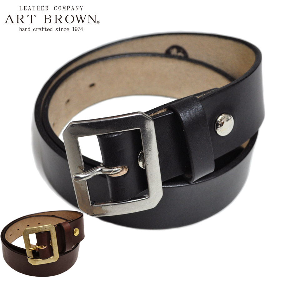 ARTBROWN 美術赤銅色 胴締め 40粍 ギャリソンベルト クロムエクセル VGB40142AB VNB40142AB