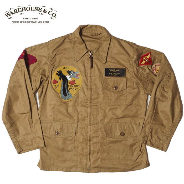 新品未使用　WAREHOUSE　Lot 2180 AVIATOR JACKET WAREHOUSE Lot. 2180 NAF1168 AVIATOR AND GROUND CREW JACKET