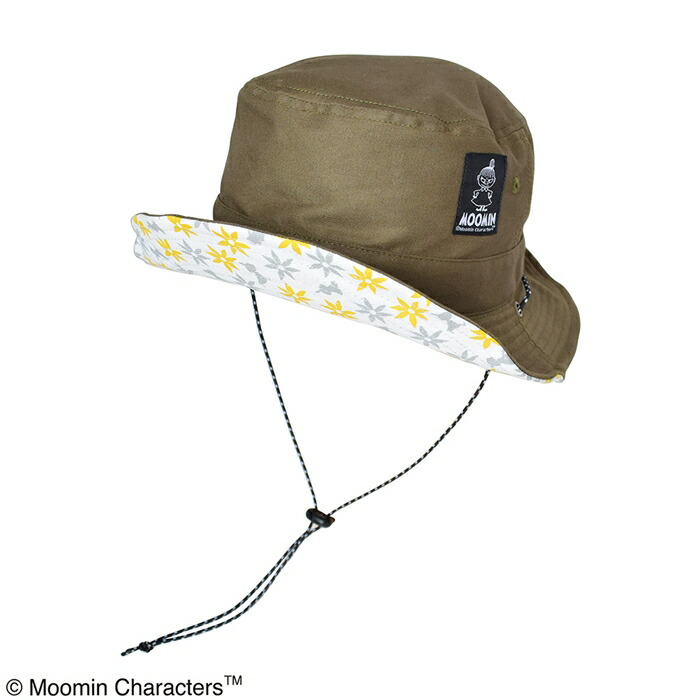 楽天市場 21年新作 ムーミン リトルミイ サファリハット つば広帽子 フラワー カーキ 保育士 先生 紫外線対策 レジャー トラベル 海水浴 ファーストエイドストア