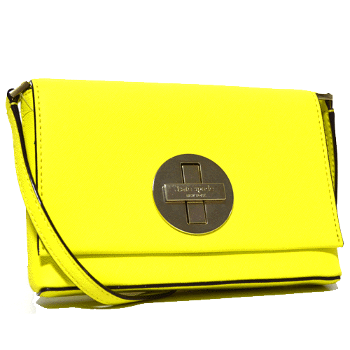 ケイトスペード バッグ katespade ケイトスペード レザー ターンロック 斜め掛け ショルダーバッグ イエロー【訳あり】2256【ブランド 新品 送料無料 誕生日 プレゼント 正規 人気 レディース 安心 保証 ギフト 10倍 OUTLET 包装 即日発送 代引無料 】｜ブランド専門店 パイクストリート