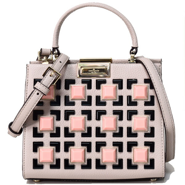 ケイトスペード バッグ katespade レザー アインズリー ストリート ビジュー ミニ クロスボディ 斜め掛け 2WAY サッチェル ショルダー ハンドバッグ ピンクベージュ 5699【ブランド 新品 送料無料 誕生日 プレゼント 正規 人気 レディース 安心 保証 ギフト 】