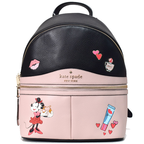 kate spade x Disney コラボ ミニー バックパック Disney X Kate Spade New York Minnie 3d Flap Backpack | Kate