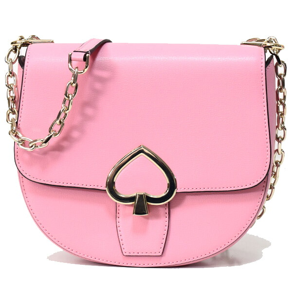 ケイトスペード バッグ katespade スムースレザー ロビン ロゴ ミディアム チェーン 2way 斜めがけ ショルダーバッグ ブライトカーネーション WKRU6547【ブランド 新品 送料無料 プレゼント 正規 人気 レディース 安心 保証 ギフト 10倍 OUTLET 包装 即日発送】