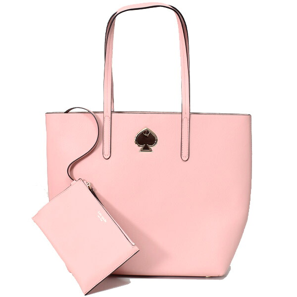 ケイトスペード バッグ katespade ペブルグレインレザー スージー ノース サウス ロゴ ポーチ付き ラージ トートバッグ コスメティックピンク PXRUA398【ブランド 新品 送料無料 誕生日 正規 人気 レディース 安心 保証 ギフト 10倍 OUTLET 包装 即日発送 代引無料】｜ブランド専門店 パイクストリート