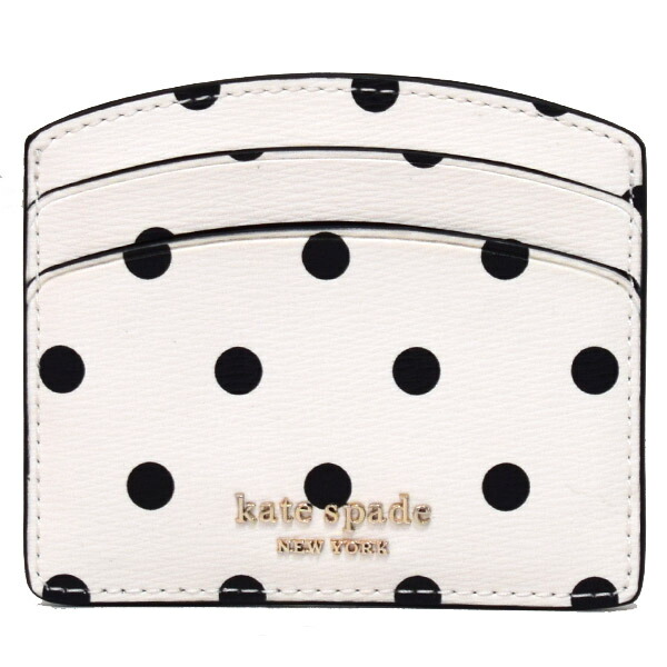 ケイトスペード カードケース katespade PVC スペンサー カバナ ドット 水玉 カードホルダー カードケース オプティックホワイトマルチ【訳あり】PWRU7927【ブランド 新品 送料無料 プレゼント 正規 人気 安心 保証 ギフト 10倍 OUTLET 包装 即日発送 代引無料】