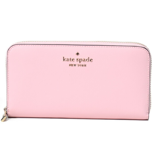 ケイトスペード 財布 katespade レザー ステイシー ロゴ ラージ コンチネンタル ジップ アラウンド ウォレット 長財布 ライトクレープ【訳あり】WLR00130【ブランド 新品 送料無料 正規 人気 安心 保証 10倍 OUTLET 即日発送 代引無料 】