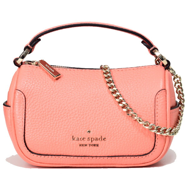 ケイトスペード バッグ katespade レザー マイクロ クロスボディー 2WAY 斜めがけ ショルダー ポシェット ハンドバッグ メロンボール K7335【ブランド 新品 送料無料 プレゼント 正規 人気 レディース 安心 保証 ギフト 10倍 OUTLET アウトレット 誕生日】