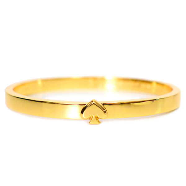 ケイトスペード バングル katespade プレーテッドメタル エブリデイ スペード ロゴ バングル ブレスレット ゴールド O0RU3143【ブランド 新品 送料無料 記念日 お祝い 正規 人気 安心 保証 10倍 OUTLET 包装 即日発送】