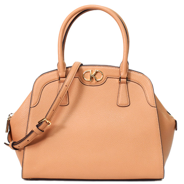 ケイトスペード バッグ katespade ペブルレザー カイラ ロゴ サッチェル 2way 斜めがけ ショルダー ハンドバッグ クラシックサドル KF526【ブランド 新品 送料無料 正規 人気 安心 保証 ギフト 10倍 OUTLET 日本未発売 即日発送】