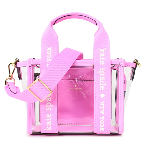 ケイトスペード バッグ katespade スケルトン シースルー PVC レザー キャンバス キップ ミニ トート 2way クロスボディ 斜めがけ ショルダー ハンドバッグ サーフピンク KL063【ブランド 新品 送料無料 プレゼント 正規 人気 安心 保証 ギフト 10倍 OUTLET】｜ブランド専門店 パイクストリート