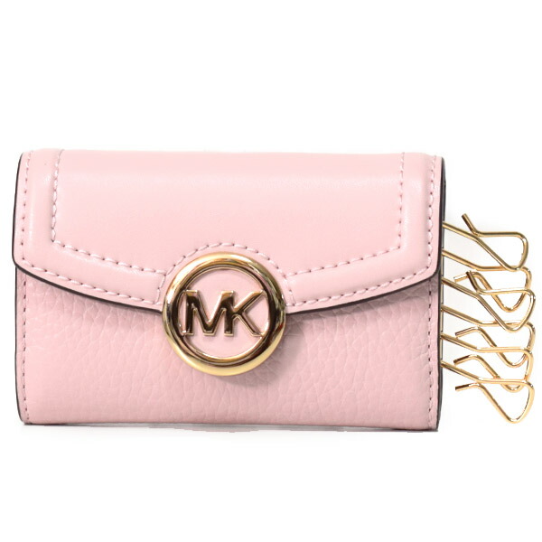 マイケルコース 小物 MICHAEL KORS レザー ロゴ 6連 キーケース ブロッサム 35F9GFTP5L【ブランド 新品 送料無料 誕生日 記念日 お祝い プレゼント 正規 人気 レディース 安心 保証 ギフト 10倍 OUTLET 包装 即日発送 代引無料】