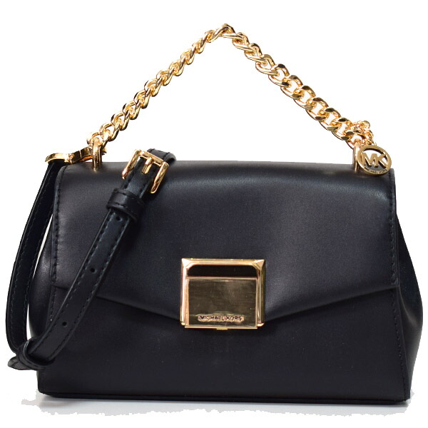 マイケルコース バッグ MICHAEL KORS レザー リタ スモール クロスボディ 斜め掛け 2way ショルダー チェーン ハンドバッグ クラッチ ブラック 35T0GXPC1O【ブランド 新品 送料無料 10倍 OUTLET 包装 即日発送 代引無料】｜ブランド専門店 パイクストリート