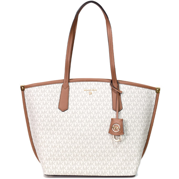 マイケルコース バッグ MICHAEL KORS レザー ロゴ ジェーン ラージ キーリング付き トートバッグ バニラ&times;アコーン 30T1GJBT3B【ブランド 新品 送料無料 誕生日 記念日 正規 人気 安心 OUTLET 即日出荷 アウトレット ギフト プレゼント モノグラム】｜ブランド専門店 パイクストリート