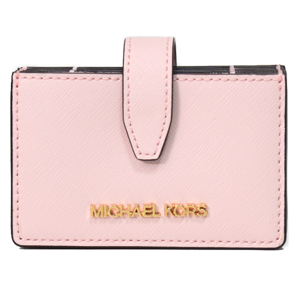 マイケルコース カードケース MK MICHAEL KORS レザー ジェット セット モノグラム アコーディオン 名刺入れ 定期入れ カードホルダー カードケース パウダーブラッシュ 35F2GTVD0L【ブランド 新品 送料無料 正規 人気 アウトレット 誕生日 プレゼント ギフト】｜ブランド専門店 パイクストリート