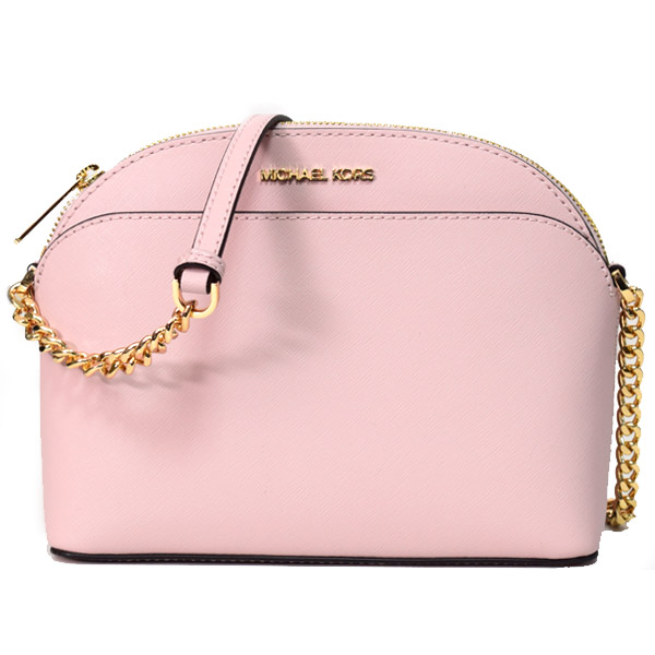 マイケルコース バッグ MICHAEL KORS サフィアーノレザー ジェット セット トラベル チェーン ミディアム ドーム クロスボディ 斜めがけ ショルダーバッグ ブロッサムピンク 35S9GTVC2L【ブランド 新品 送料無料 誕生日 記念日 お祝い プレゼント 正規 人気 安心 保証 】