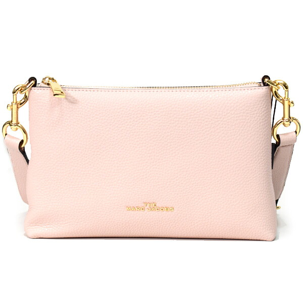 マークジェイコブス バッグ MARC JACOBS レザー ザ スウィフティ ロゴ クロスボディ 斜め掛け 2way クラッチ ショルダーバッグ アプリコットベージュ M0016927【ブランド 新品 送料無料 誕生日 記念日 お祝い 正規 人気 安心 保証 ギフト 10倍】
