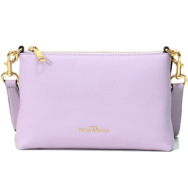 マークジェイコブス バッグ MARC JACOBS レザー ザ スウィフティ ロゴ クロスボディ 斜め掛け 2way クラッチ ショルダーバッグ フェアオーキッド M0016927【ブランド 新品 送料無料 誕生日 記念日 お祝い 正規 人気 安心 保証 ギフト 10倍】