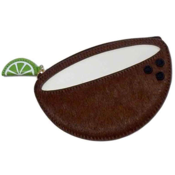 ケイトスペード コインケース katespade レザー ハラコ ココナッツ ライム コインケース ブラウン×ホワイト 2196【ブランド 新品 送料無料 誕生日 プレゼント 正規 人気 レディース 安心 保証 包装 即日発送 】