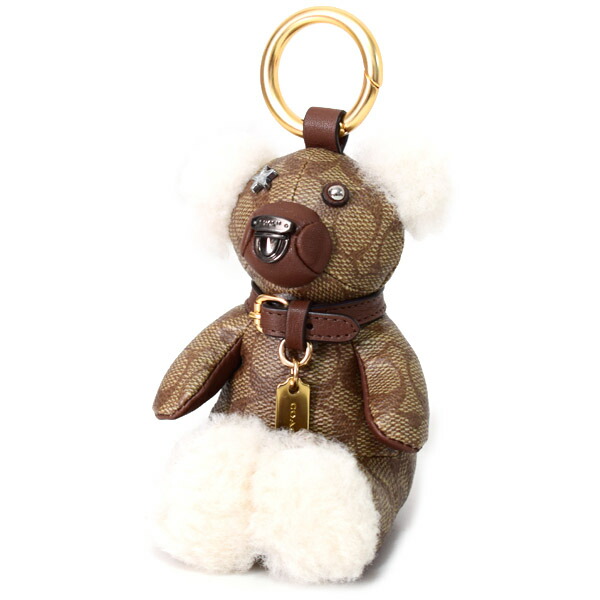 楽天市場】【COACH】コーチ クマ モチーフ キーホルダー レザー 熊