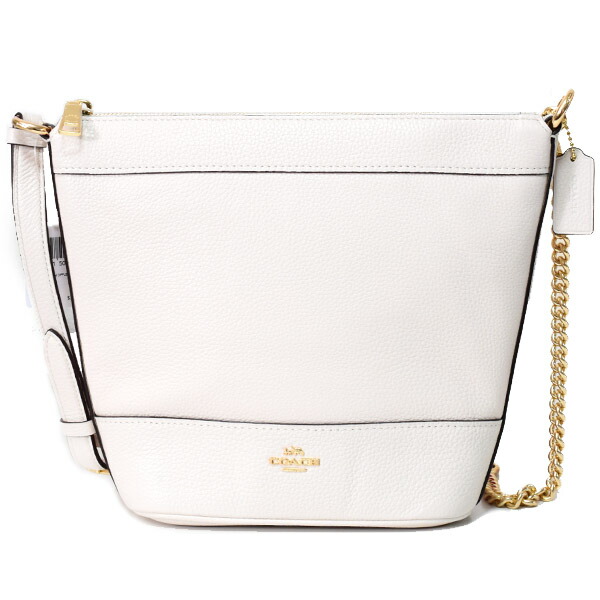 コーチ職 御徒面子 COACH ペブルレザー スモール パクストン ダッフル 2WAY はりつけ台上半身 ショルダーバッグ チャーク 76668【新品 貨物輸送無料 定め事 楽になること 引きうける 荷造り 即日送りとどける】