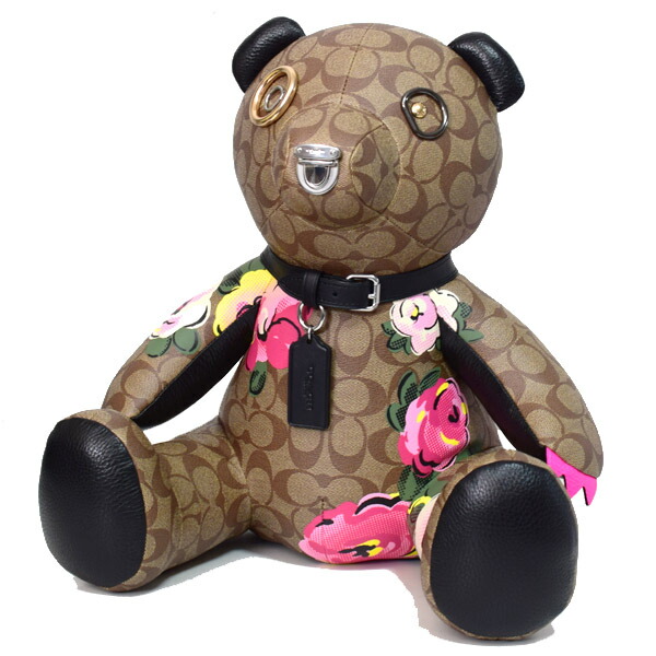 COACH コーチ クマのぬいぐるみ　シグネチャー テディベア 楽天市場】COACH コーチ ベア シグネチャー キャンバス F75528