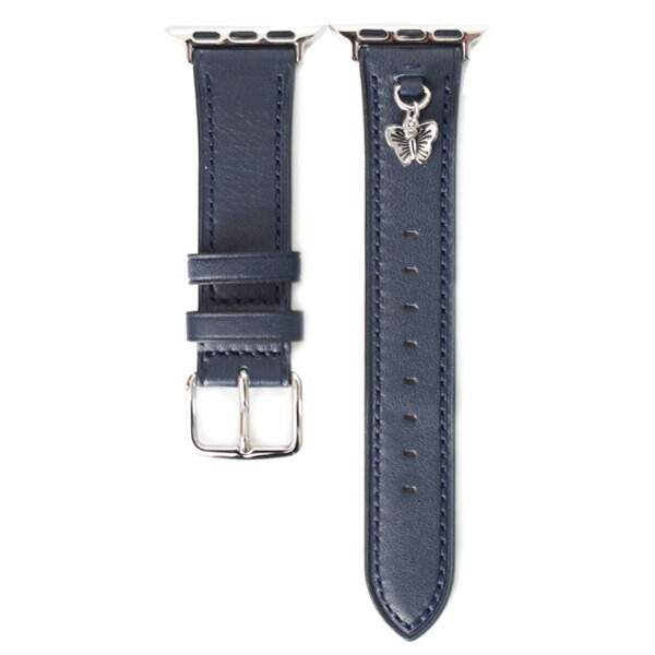 コーチ アップルウォッチ 替えベルト COACH レザー 蝶々 バタフライ チャーム アップルウォッチ applewatch 替えベルト ストラップ ウォッチ 腕時計 ネイビー 14700119【ブランド 新品 送料無料 誕生日 正規 人気 安心 保証 ギフト 10倍 OUTLET 】
