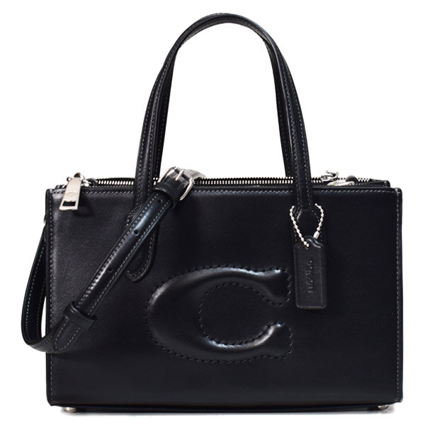 希少 極美品 COACH ダービー トートバッグ メタリック ラージ 大容量