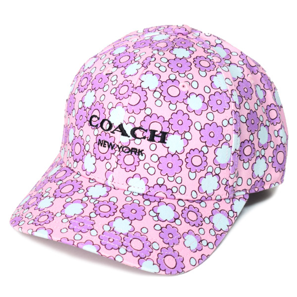 COACH コーチ ベースボールキャップ 帽子 ハット ピンク　一度着用 ピンク系 Coach(コーチ) 帽子(レディース) - 海外通販のBUYMA