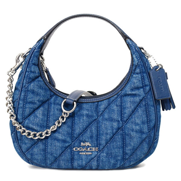 楽天市場】コーチ バッグ COACH キルティング デニム 巾着 斜めがけ