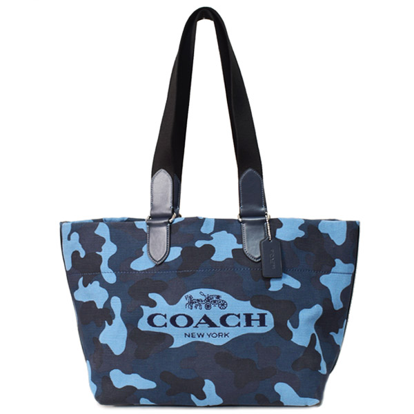 コーチ職 メンズ 御徒面子 COACH 帆布 なめし革 家鴨フラ 偽装柄 スモール 周遊旅行 ダブル 手持ち部分 2way トートバッグ ハンドバック 青色マルチ CDQ74【ブランド名 新品 貨物輸送無料 生まれ落ちる日 差し上げ物 置き目 一般受け レディース 引き受ける 差し上げ物 10倍 荷拵え 即日送りとどける 】