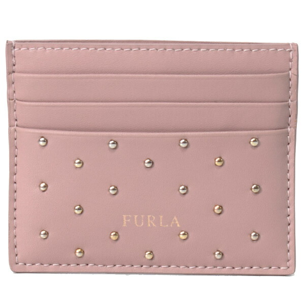 フルラ カードケース FURLA レザー クリーミー リベット スタッズ スリム 名刺入れ 定期入れ パスケース カードケース ベージュ PDW9PV5【ブランド 新品 送料無料 正規 人気 レディース 安心 保証 ギフト 10倍 OUTLET 包装 即日発送 代引無料】｜ブランド専門店 パイクストリート