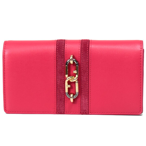 フルラ 長財布 FURLA レザー スエード シレーナ アーチロゴ メタル フラップ コンチネンタル ウォレット 二つ折り 財布 パパベロ WP00160【ブランド 新品 送料無料 誕生日 記念日 お祝い プレゼント 正規 人気 レディース 安心 保証 ギフト 即日発送 アウトレット】