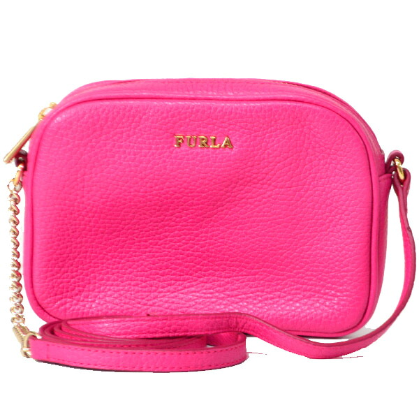 フルラ バッグ FURLA レザー チェーン ミニ クロスボディー 斜めがけ ショルダー バッグ ピンク1 775409【ブランド 新品 送料無料 誕生日 記念日 お祝い プレゼント 正規 人気 レディース 安心 保証 包装 即日発送 】 14,850円