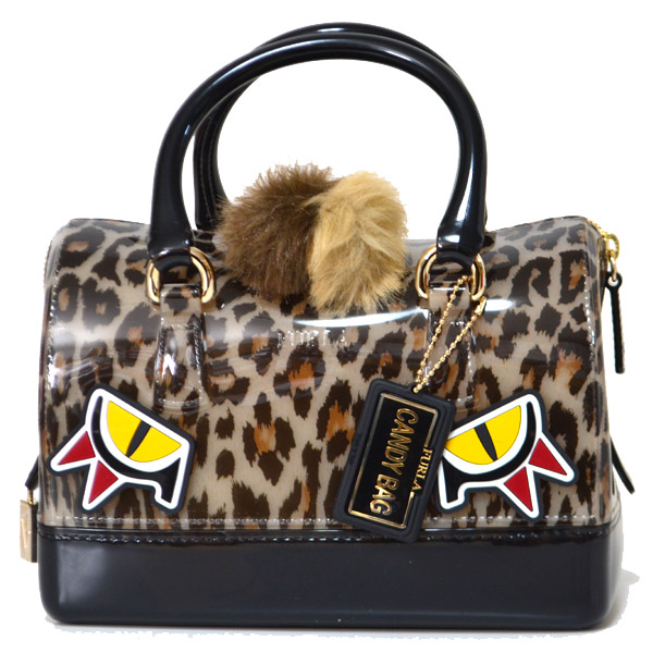 フルラ バッグ FURLA キャンディ ジャングル アニマル モチーフ レオパード ボストン ハンドバッグ ナチュラルマルチ 887261【ブランド 新品 送料無料 誕生日 記念日 お祝い プレゼント 正規 人気 レディース 安心 保証 包装 即日発送 】 26,199円