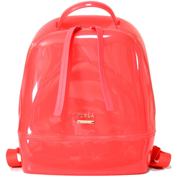 フルラ バッグ FURLA キャンディ バックパック リュックサック オレンジピンク 885218【ブランド 新品 送料無料 誕生日 記念日 お祝い プレゼント 正規 人気 レディース 安心 保証 包装 即日発送 】
